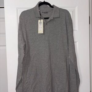 Selected Homme Gray Polo Shirt